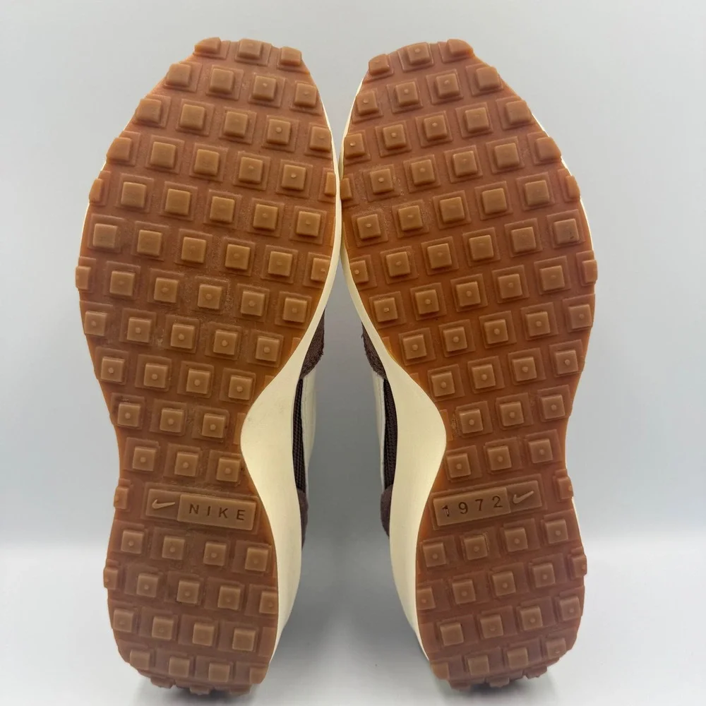 Nike Waffle Debut Womens Size 9.5 Sneakers Suede Mesh Brown DX2931-200